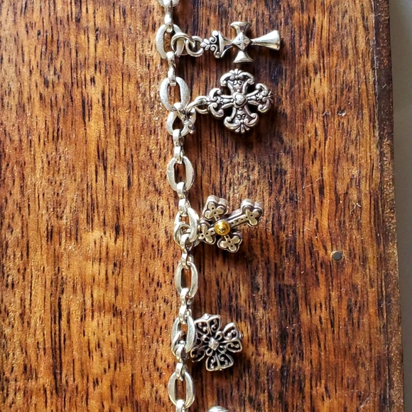 Brighton eternity cross charm bracelet - Picture 3 of 5